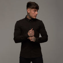 Load image into Gallery viewer, Father Sons Super Slim Sateen Luxe Ultra Stretch Classic Black - FS214 (PRE - ORDER / DISPATCH DATE 29TH JULY)