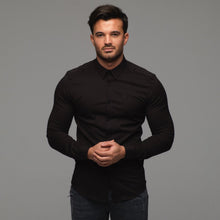 Load image into Gallery viewer, Father Sons Super Slim Sateen Luxe Ultra Stretch Classic Black - FS214 (PRE - ORDER / DISPATCH DATE 29TH JULY)