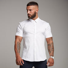 Load image into Gallery viewer, Father Sons Super Slim Luxe Ultra Stretch Classic White Short Sleeve - FS332