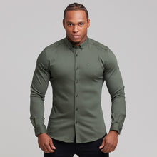 Load image into Gallery viewer, Father Sons Super Slim Stretch Khaki Denim Long Sleeve - FS211