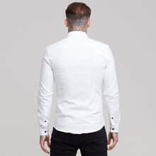 Load image into Gallery viewer, Father Sons Super Slim Stretch Classic Oxford White - FS300