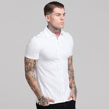 Load image into Gallery viewer, Father Sons Super Slim White Jersey Short Sleeve - FSH020