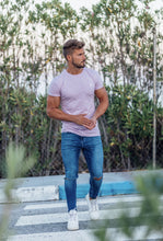 Load image into Gallery viewer, Father Sons Lilac Slub Crew - FSH268
