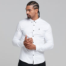 Load image into Gallery viewer, Father Sons Super Slim Stretch Classic Oxford White - FS300