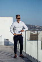 Load image into Gallery viewer, Father Sons Super Slim Stretch Classic Oxford White - FS300