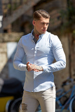 Load image into Gallery viewer, Father Sons Super Slim Stretch Classic Oxford Light Blue - FS306