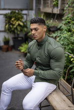 Load image into Gallery viewer, Father Sons Super Slim Stretch Khaki Denim Long Sleeve - FS211