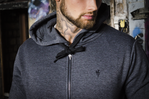 Father Sons Classic Dark Grey Hoodie - FSH095