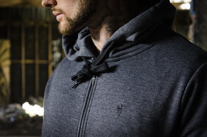 Father Sons Classic Dark Grey Hoodie - FSH095