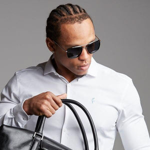 Father Sons Black and Silver Sunglasses - FSH212