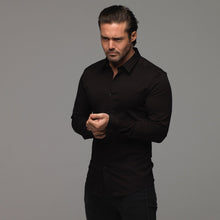 Load image into Gallery viewer, Father Sons Super Slim Sateen Luxe Ultra Stretch Classic Black -  FS214  (PRE - ORDER / DISPATCH DATE 29TH JULY)
