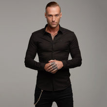 Load image into Gallery viewer, Father Sons Super Slim Sateen Luxe Ultra Stretch Classic Black -  FS214  (PRE - ORDER / DISPATCH DATE 29TH JULY)
