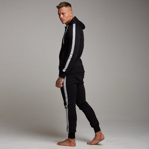 Father Sons Classic Black Grey Striped Raglan Bottoms - FSH158