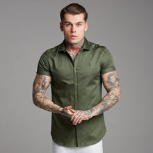 Load image into Gallery viewer, Father Sons Classic Khaki Luxe Egyptian Cotton Short Sleeve - FS376
