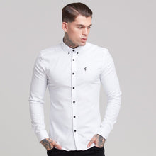 Load image into Gallery viewer, Father Sons Super Slim Stretch Classic Oxford White - FS300
