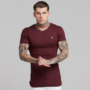 Father Sons Burgundy Bamboo Crew - FSH225