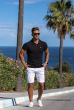Load image into Gallery viewer, Father Sons Slim Fit White Sateen Shorts - FSH494 (PRE ORDER / DISPATCH DATE 31ST JULY)

