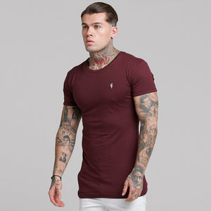 Father Sons Burgundy Bamboo Crew - FSH225