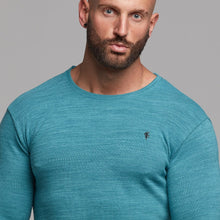 Load image into Gallery viewer, Father Sons Classic Teal Super Slim Jumper - FSH232
