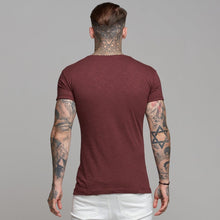 Load image into Gallery viewer, Father Sons Burgundy Slub Crew - FSH056
