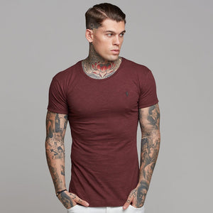 Father Sons Burgundy Slub Crew - FSH056