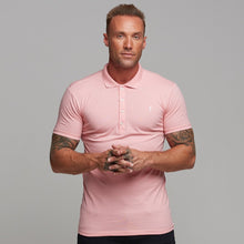 Load image into Gallery viewer, Father Sons Classic Rose Pink Polo Shirt - FSH246
