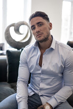 Load image into Gallery viewer, Father Sons Slim Sateen Classic Light Blue Long Sleeve - FS551  (PRE ORDER / DISPATCH DATE 5TH AUGUST)
